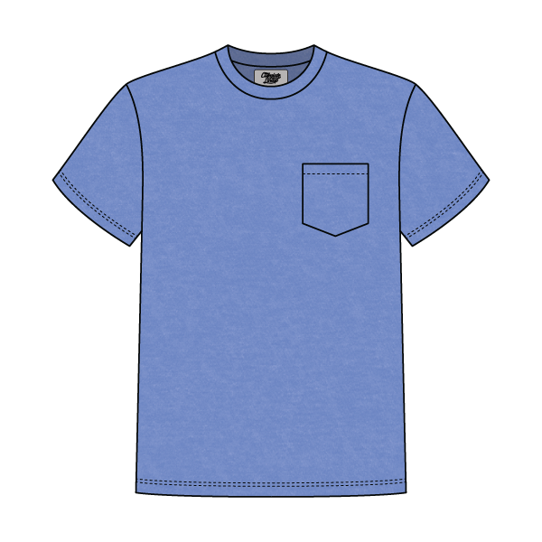 Unisex Basic Crewneck T-Shirt with Pocket - The Collegiate Lineup