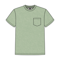 Unisex Basic Crewneck T-Shirt with Pocket - The Collegiate Lineup