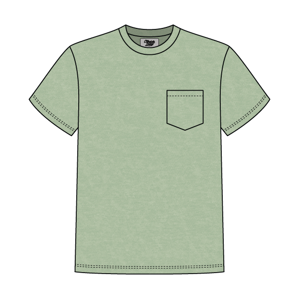 Unisex Basic Crewneck T-Shirt with Pocket - The Collegiate Lineup