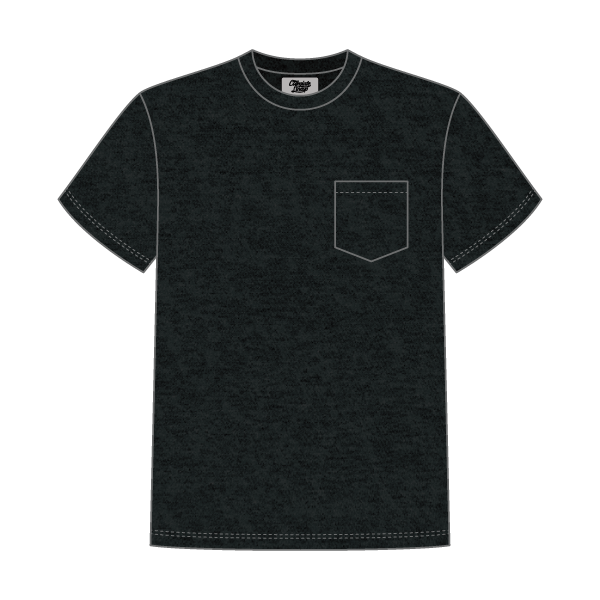 Unisex Basic Crewneck T-Shirt with Pocket - The Collegiate Lineup
