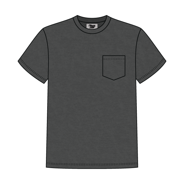 Unisex Basic Crewneck T-Shirt with Pocket - The Collegiate Lineup