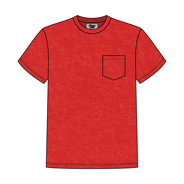 Unisex Basic Crewneck T-Shirt with Pocket - The Collegiate Lineup