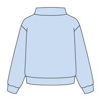 Heavyweight Fleece Wide Mock Neck Sweatshirt
