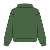 Heavyweight Fleece Wide Mock Neck Sweatshirt