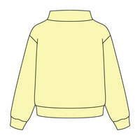 Heavyweight Fleece Wide Mock Neck Sweatshirt