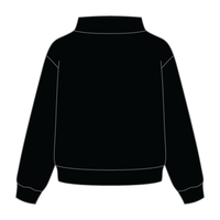 Heavyweight Fleece Wide Mock Neck Sweatshirt