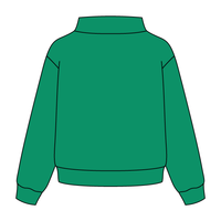 Heavyweight Fleece Wide Mock Neck Sweatshirt