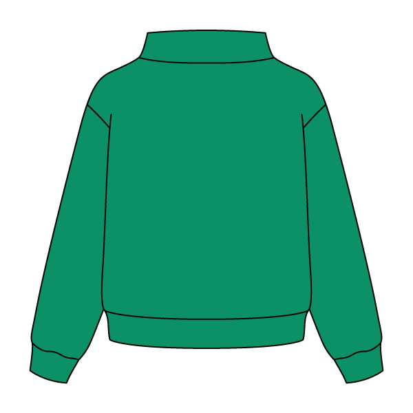 Heavyweight Fleece Wide Mock Neck Sweatshirt