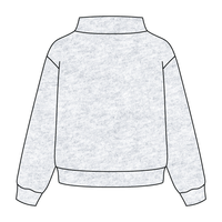 Heavyweight Fleece Wide Mock Neck Sweatshirt