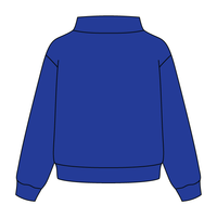 Heavyweight Fleece Wide Mock Neck Sweatshirt