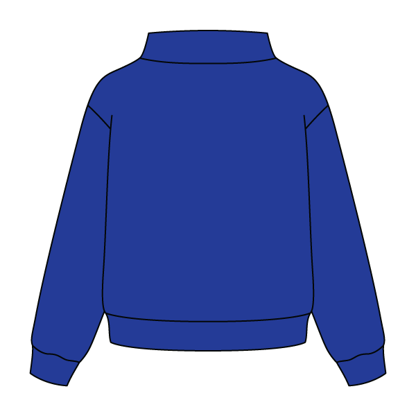 Heavyweight Fleece Wide Mock Neck Sweatshirt