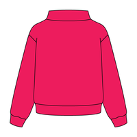 Heavyweight Fleece Wide Mock Neck Sweatshirt