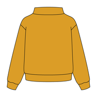 Heavyweight Fleece Wide Mock Neck Sweatshirt