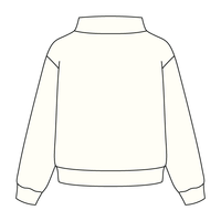 Heavyweight Fleece Wide Mock Neck Sweatshirt