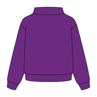 Heavyweight Fleece Wide Mock Neck Sweatshirt