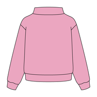 Heavyweight Fleece Wide Mock Neck Sweatshirt