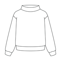 Daydream Full Length Mock Sweatshirt