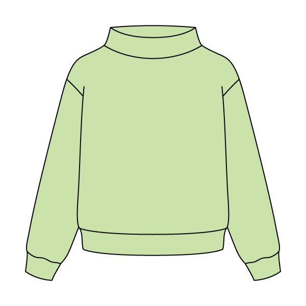 Daydream Full Length Mock Sweatshirt - The Collegiate Lineup