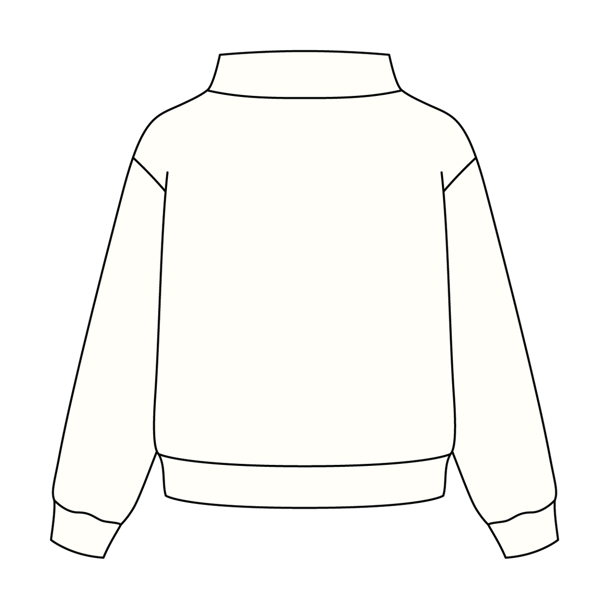 Daydream Full Length Mock Sweatshirt