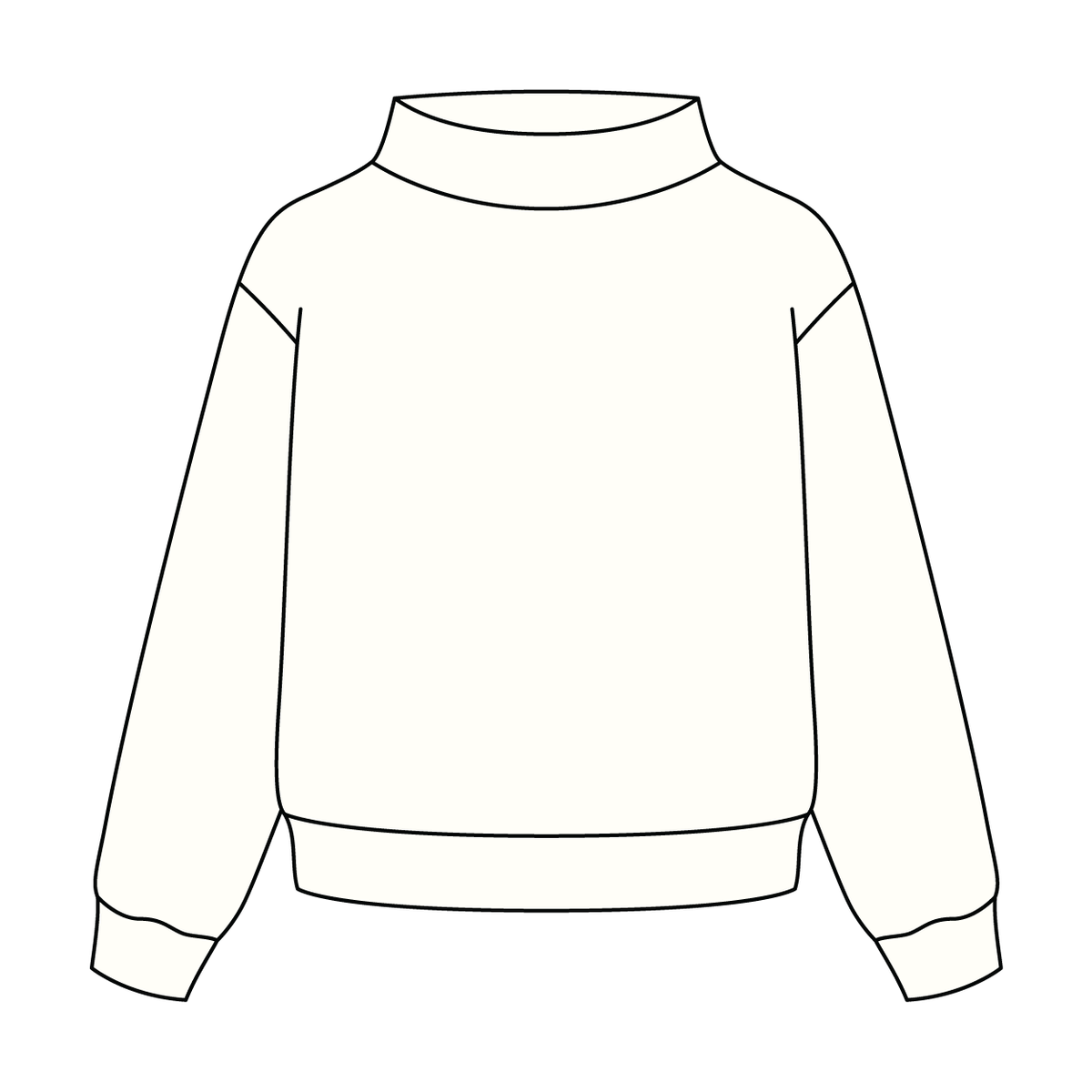 Daydream Full Length Mock Sweatshirt