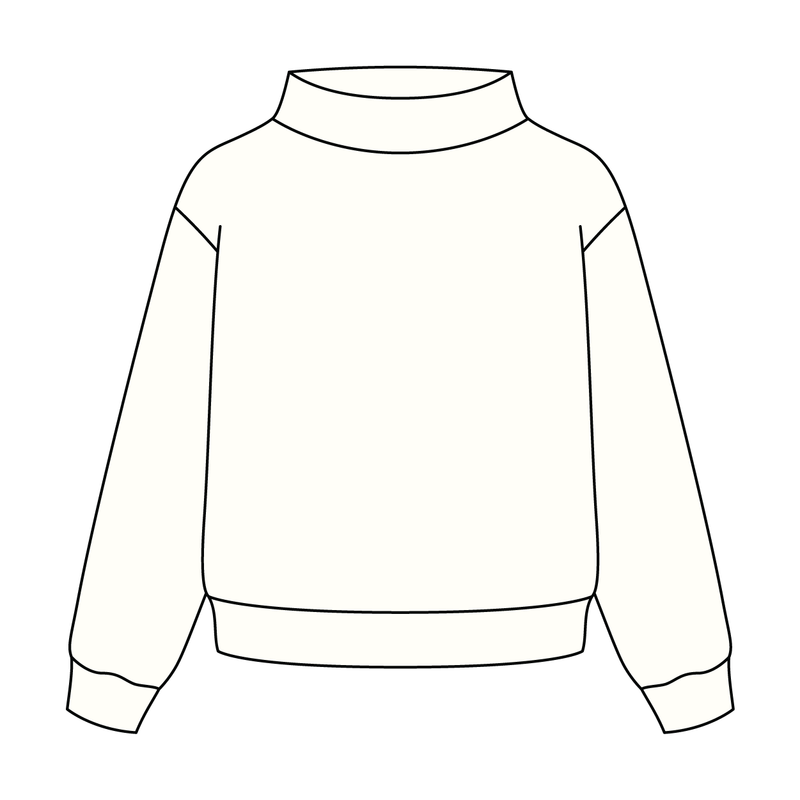 Daydream Full Length Mock Sweatshirt