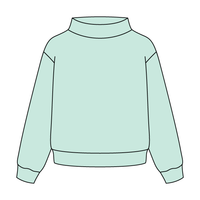 Daydream Full Length Mock Sweatshirt - The Collegiate Lineup