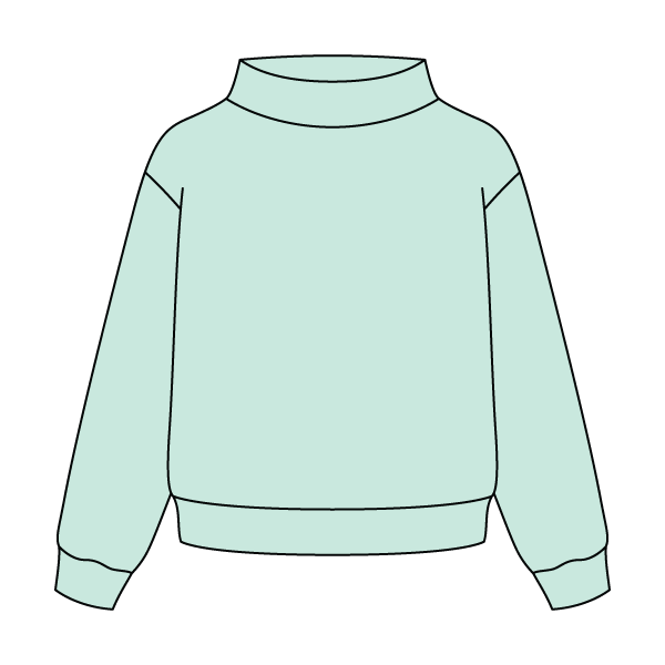 Daydream Full Length Mock Sweatshirt - The Collegiate Lineup