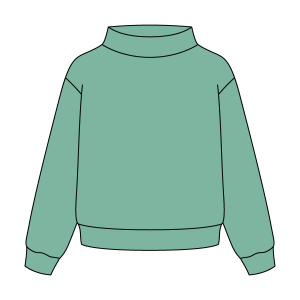 Daydream Full Length Mock Sweatshirt - The Collegiate Lineup