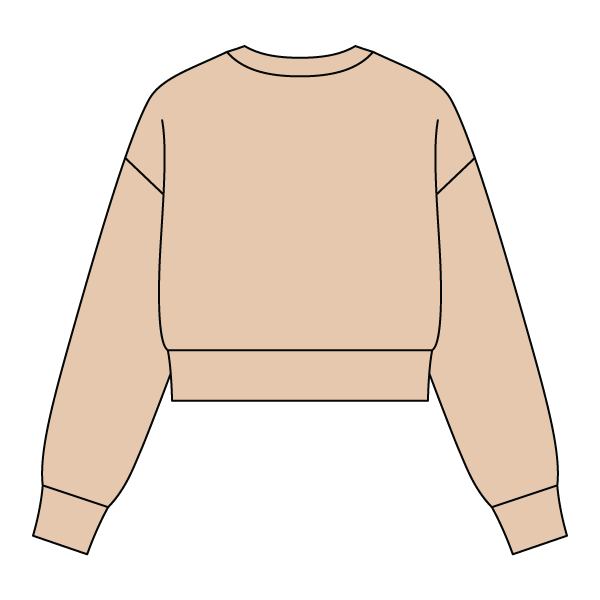 Drop Cut Women's Crop Crewneck Sweatshirt - The Collegiate Lineup