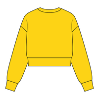 Drop Cut Women's Crop Crewneck Sweatshirt - The Collegiate Lineup