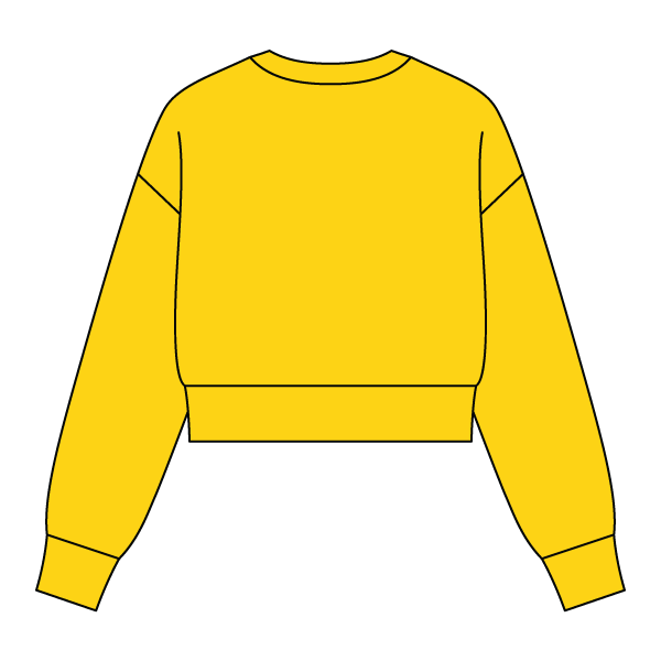 Drop Cut Women's Crop Crewneck Sweatshirt - The Collegiate Lineup