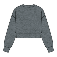 Drop Cut Women's Crop Crewneck Sweatshirt - The Collegiate Lineup