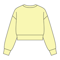 Drop Cut Women's Crop Crewneck Sweatshirt - The Collegiate Lineup