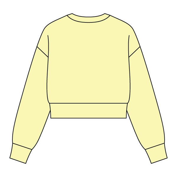 Drop Cut Women's Crop Crewneck Sweatshirt - The Collegiate Lineup