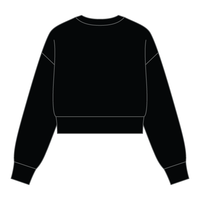 Drop Cut Women's Crop Crewneck Sweatshirt - The Collegiate Lineup