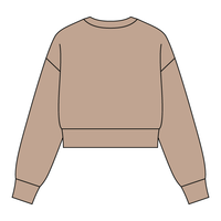 Drop Cut Women's Crop Crewneck Sweatshirt - The Collegiate Lineup