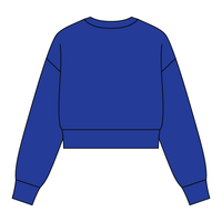 Drop Cut Women's Crop Crewneck Sweatshirt - The Collegiate Lineup