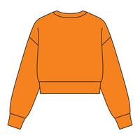 Drop Cut Women's Crop Crewneck Sweatshirt - The Collegiate Lineup