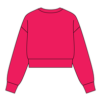 Drop Cut Women's Crop Crewneck Sweatshirt - The Collegiate Lineup