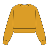 Drop Cut Women's Crop Crewneck Sweatshirt - The Collegiate Lineup