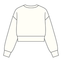 Drop Cut Women's Crop Crewneck Sweatshirt - The Collegiate Lineup