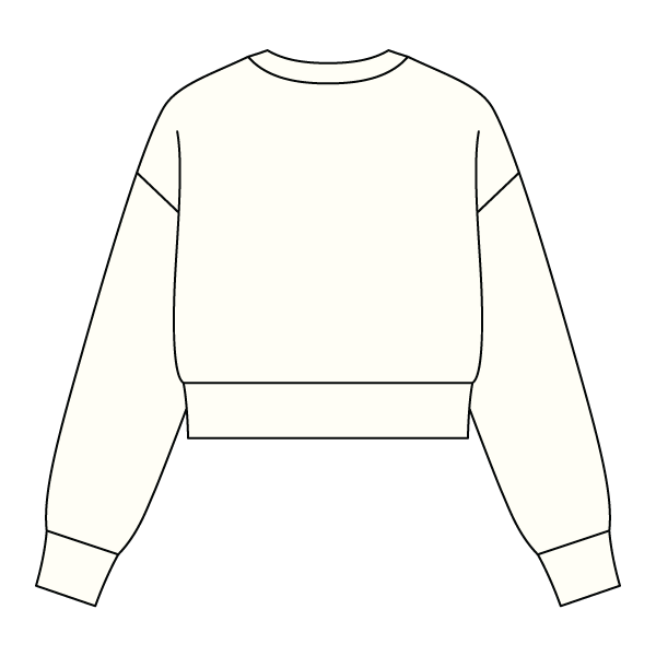 Drop Cut Women's Crop Crewneck Sweatshirt - The Collegiate Lineup