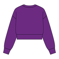 Drop Cut Women's Crop Crewneck Sweatshirt - The Collegiate Lineup