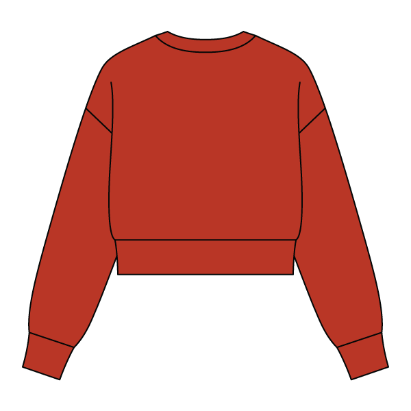 Drop Cut Women's Crop Crewneck Sweatshirt - The Collegiate Lineup