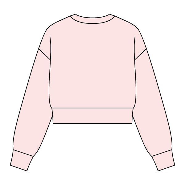 Drop Cut Women's Crop Crewneck Sweatshirt - The Collegiate Lineup