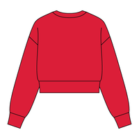 Drop Cut Women's Crop Crewneck Sweatshirt - The Collegiate Lineup