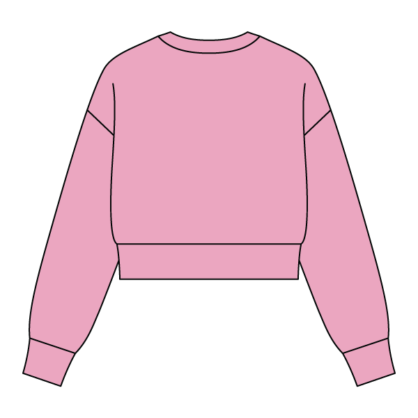 Drop Cut Women's Crop Crewneck Sweatshirt - The Collegiate Lineup