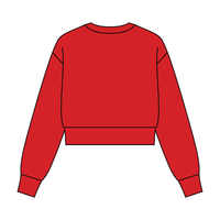 Women's Crop Crewneck Sweatshirt - The Collegiate Lineup