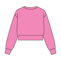 Women's Crop Crewneck Sweatshirt - The Collegiate Lineup