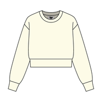 Women's Crop Crewneck Sweatshirt - The Collegiate Lineup